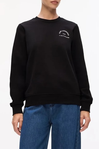 Sweat en coton biologique - Noir