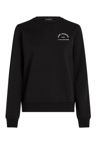 Sweat en coton biologique - Noir