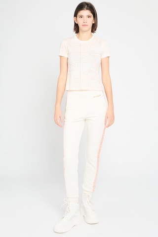 Jogging en coton biologique - Blanc