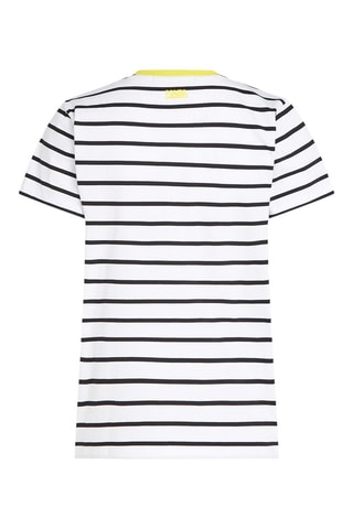 T-shirt en coton biologique - Blanc et noir
