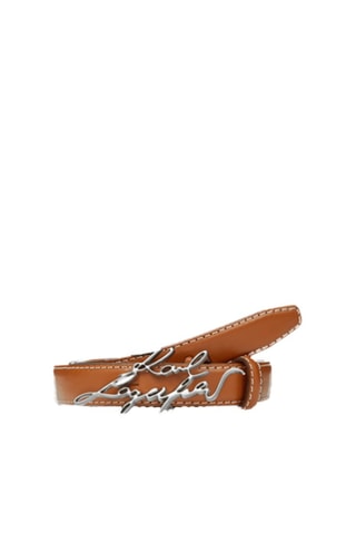 Ceinture en cuir - Marron