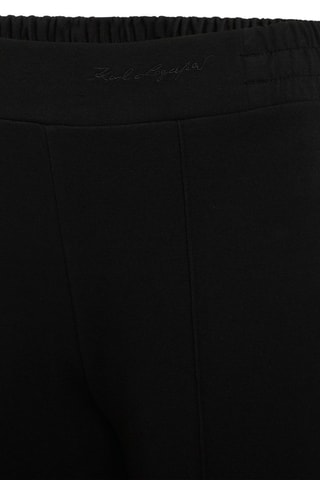 Pantalon wide legs en coton biologique - Noir