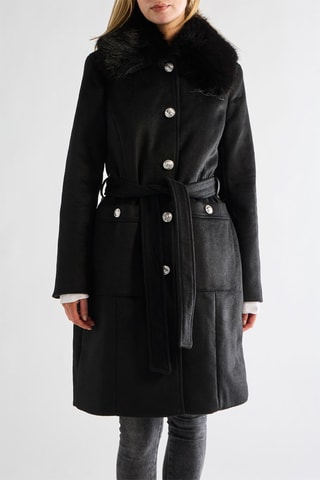 Manteau en laine - Noir