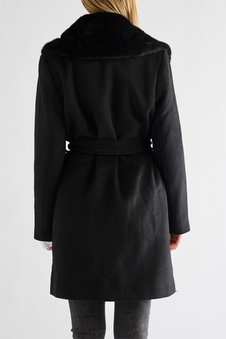 Manteau en laine - Noir