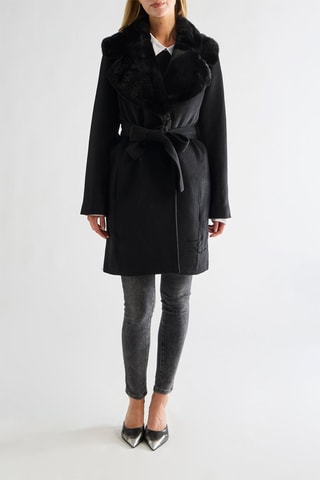 Manteau en laine - Noir