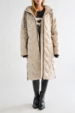 Doudoune à capuche - Beige