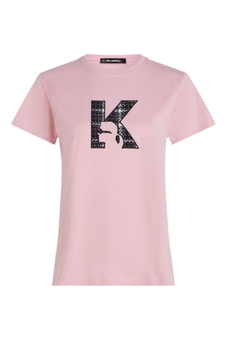 T-shirt en coton biologique - Rose
