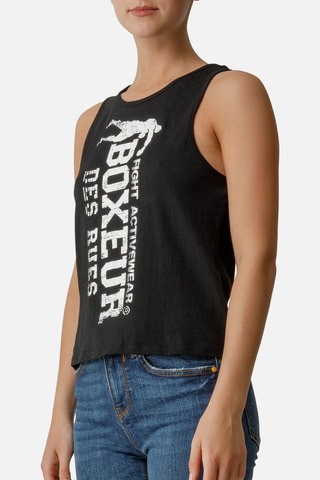 Camisola de alças - Preto - Preto