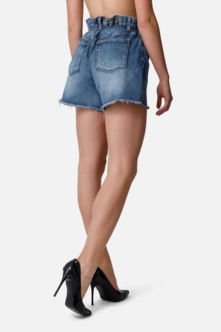 Short en jean - Bleu