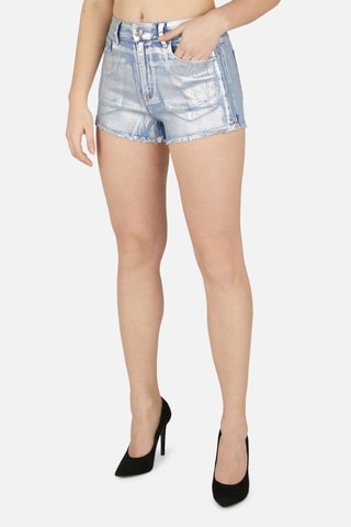 Short en jean - Bleu