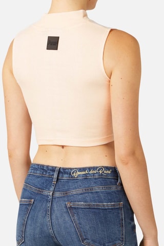 Crop top - Rosa-maquilhagem - Rosa