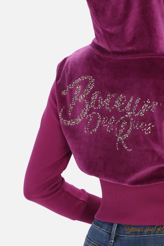 Sweat com capuz - Fúcsia - Rosa