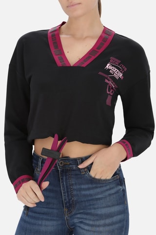 Sweat curta - Preto - Preto