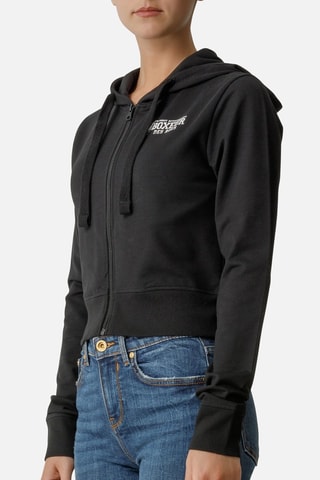 Sweat com capuz - Preto - Preto