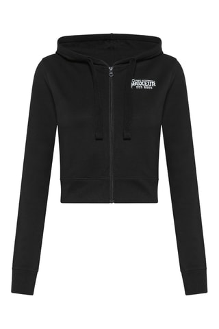 Sweat com capuz - Preto - Preto