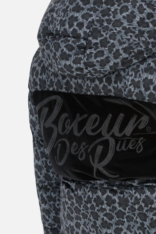 Blusão reversível com capuz - Preto - Preto