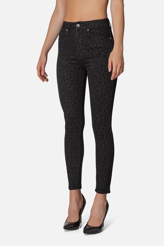 Pantalon taille haute - Noir