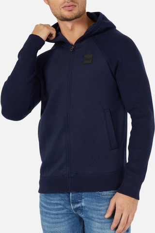 Gilet à capuche - Bleu marine