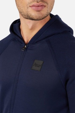 Gilet à capuche - Bleu marine
