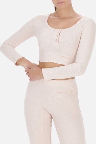 Crop top - Rosa-maquilhagem - Rosa