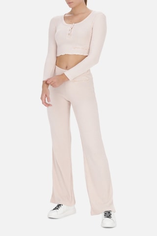 Crop top - Rosa-maquilhagem - Rosa