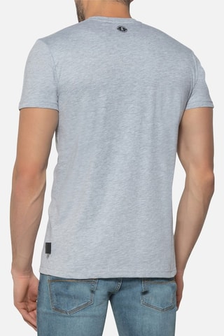 T-shirt - Cinzento-claro mesclado - Cinzento