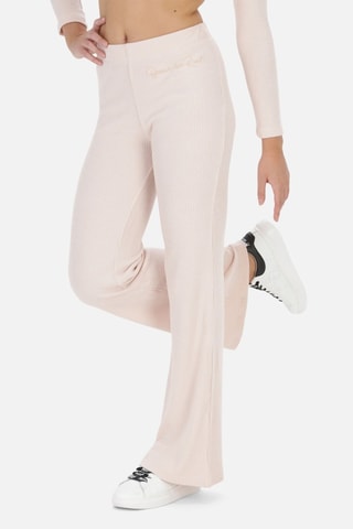 Pantalon taille haute - Beige