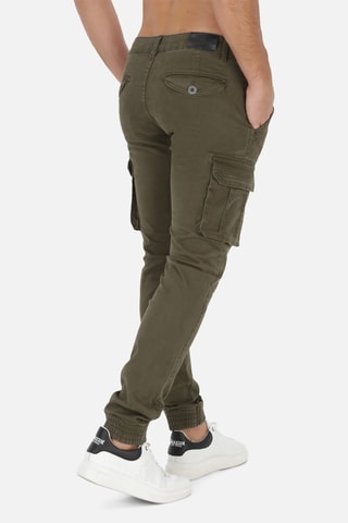 Calças cargo - Caqui - Verde