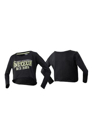 T-shirt crooped - Preto