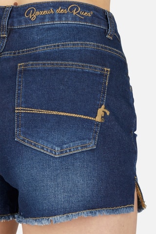 Short en jean - Bleu foncé