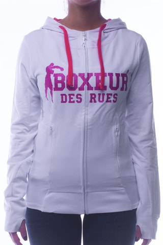 Sweat com capuz - Branco