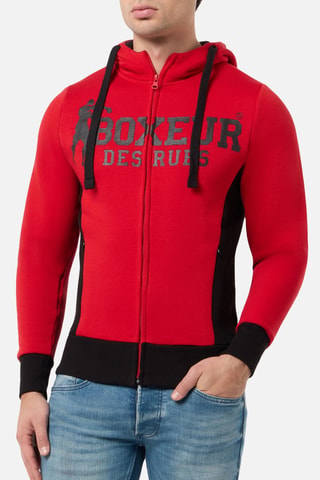 Sweat à capuche - Rouge