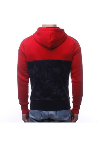 Sweat à capuche - Rouge