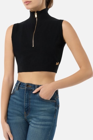 Crop top - Preto