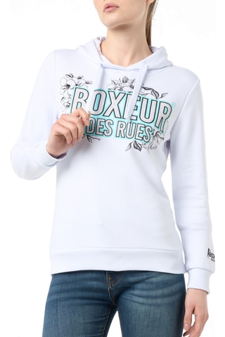 Sweat com capuz - Branco