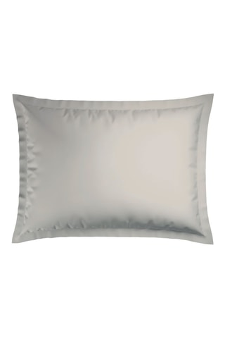 2 Katoensatijnen Kussenslopen - 80 draad/cm² - Taupe - 50 x 70 cm