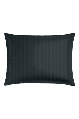 2 Katoensatijnen Kussenslopen - 80 draad/cm² - Zwart - 50 x 70 cm