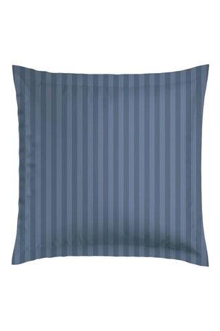 2 Katoensatijnen Kussenslopen - 80 draad/cm² - Blauw