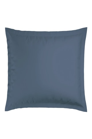 2 Katoensatijnen Kussenslopen - 80 draad/cm² - Blauw