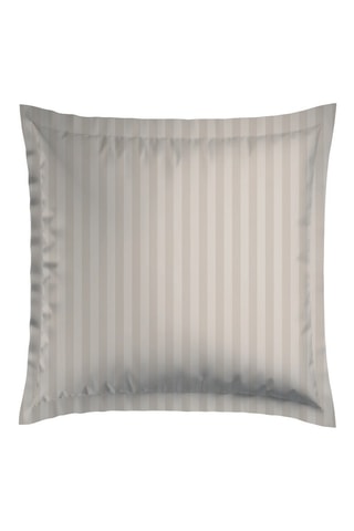 2 Katoensatijnen Kussenslopen - 80 draad/cm² - Taupe