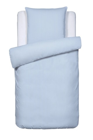 Perkalkatoenen Overtrekset - 80 draad/cm² - Hemelsblauw