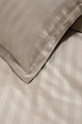 Katoensatijnen Overtrekset - 80 draad/cm² - Taupe
