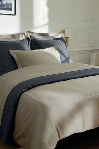 Katoensatijnen Laken - 80 draad/cm² - Taupe - 240 x 300 cm
