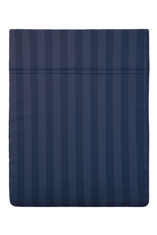 Katoensatijnen Laken - 80 draad/cm² - Donkerblauw