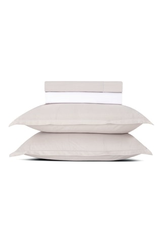 Perkalkatoenen Overtrekset - 80 draad/cm² - Taupe