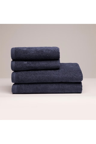 4 Handdoeken - Marineblauw