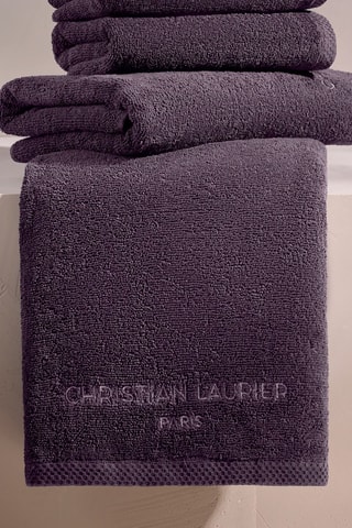 2 draps de douche - Mauve - 70 x 140 cm