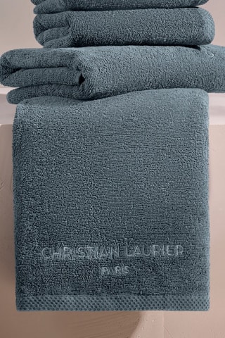 2 draps de douche - Bleu - 70 x 140 cm