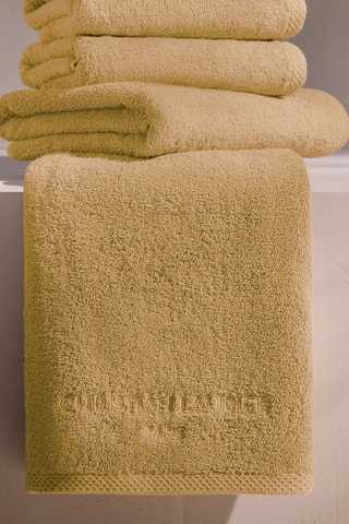 2 draps de douche - Moutarde - 70 x 140 cm