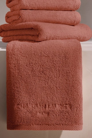 6 gants de toilette - Terracotta
